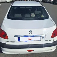 206 SD v8 (تک برگ سند)|خودرو سواری و وانت|یزد, |دیوار