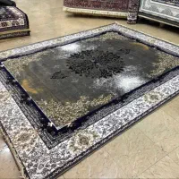 فرش کاشمر ۱۲ متری اکبند نو شهیاد سرمه ای|فرش|کاشمر, |دیوار