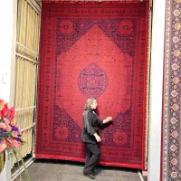 فرش مانعلی ۱۲۰۰ شانه کد ۳۵۷۰ نخ اکرولیک پلاس|فرش|شیراز, فرهنگیان|دیوار