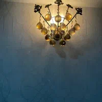 برنز|لوستر و چراغ آویز|حمیدیا, |دیوار