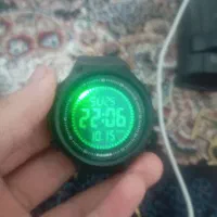 ساعت چراغ دار