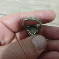 انگشتر نقره اوپال اتیوپی اشکی|کلکسیون اشیاء عتیقه|تهران, نیروی هوایی (پیروزی)|دیوار