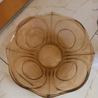 ظرف قدیمی  جاشمعی چوبی  پایه گل لوستر