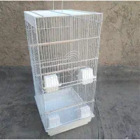 قفس پرنده خارجی وارداتی سفید