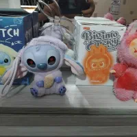 عروسک استیج و لبو بو در حد نو با جعبه