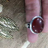 دوانگشتر زیبا مهرطاها عقیق یمن اصل معاوضه باگوشی|جواهرات|خرمآباد, |دیوار