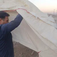 یک عدد چادر ضدآب اسکلت دار نو|کوهنوردی و کمپینگ|فولادشهر, سایت صنعتی کاوه|دیوار
