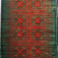 فرش پینترستی اناری نگارین لاکچری پسند خاص