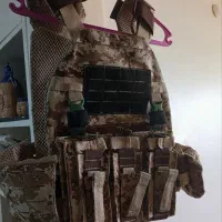 جلیقه تجهیزات تاکتیکال|کوهنوردی و کمپینگ|فولادشهر, B1|دیوار