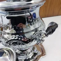 سماور کار شده مناسب جهیزیه دادن یا کادو دادن|سماور، چای‌ساز، قهوه‌ساز|تهران, مینای شمالی (مخبر)|دیوار