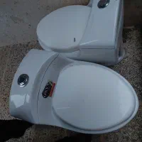 فروش دو توالت فرنگی استفاده شده سالم|لوازم سرویس بهداشتی|چمستان, |دیوار