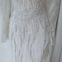 لباس عروس عقد،اروپایی دست دوز،مدل ماهی گول تکین|لباس|ارومیه, |دیوار