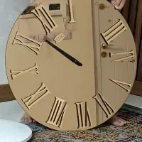 ساعت دیواری آینه ای