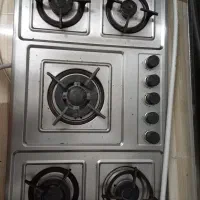 گاز ۵ شعله صفحه ای استیل