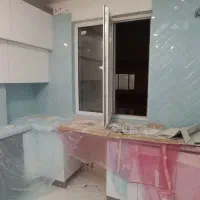 نصب کاشی بین کابینتی آشپزخانه قزوین