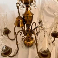 لوستر|لوستر و چراغ آویز|اصفهان, باغ زیار|دیوار