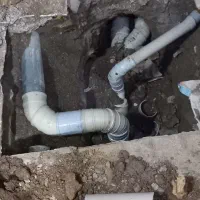 تخریب ساختمان وصل طرح اگولوله کشی آب‌ فاضلاب نشتی