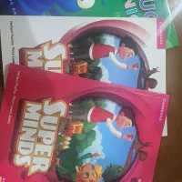 کتاب زبان super minds ۱ نو و بدون استفاده