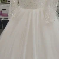 لباس عروس و تاج عروس فوری