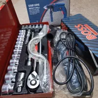 سنگ فرز و دریل و جعبه بکس اچار اصلی