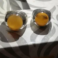 انگشترهای زرد یمنی، بصورت جفت، خاص و کلکسیونی|جواهرات|مشهد, کوشش|دیوار
