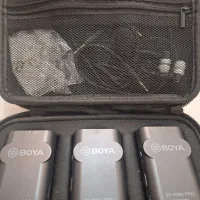 میکروفن یقه ای بی سیم بویا(دوکاربره)