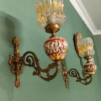 جفت لوستر دیواری آنتیک قدیمی