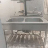 سینگ صنعتی و میز کار استیل|کافی‌شاپ و رستوران|چهاردانگه (تهران), |دیوار