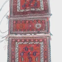 خورجین موتور تابلو فرش نو دستبافت آنتیک|گلیم، جاجیم، گبه|تهران, آشتیانی|دیوار