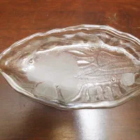 ظرف بلور کریستالی طرح برگ با حک گل برند DYNASTY