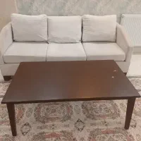 مبل ۳ نفره ومیز سفارشی ساز چوب راش اصل