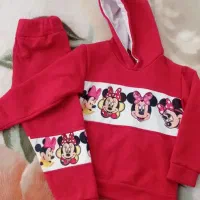 هودی وشلوار وکراپ دخترانه سایز۴۵