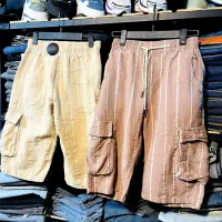 شلوارک کارگو لینن۲۹۰هزار|لباس|شاهرود, |دیوار