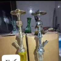 قلیان میوه ای ۵۰سانتی برنجی تبریز سایز۲|کلکسیون و سرگرمی|تهران, آذربایجان|دیوار