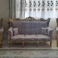 مبل استیل چوب راش