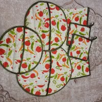 دوخت انواع سرویس آشپزخانه|سفره، حوله، دستمال آشپزخانه|کرمانشاه, |دیوار