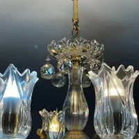 لوستر کریستالی ۱۶ شاخه|لوستر و چراغ آویز|تهران, نارمک جنوبی|دیوار