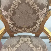 مبل سلطنتی سه نفره با سه تا میز شکیل|مبلمان خانگی و میز عسلی|گلبهار, شهر جدید گلبهار|دیوار