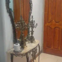 فروش لوستر و آینه شمعدان و دیوارکوب برنجی آنتیک|لوستر و چراغ آویز|کرج, ساماندهی|دیوار
