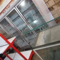 یخچال ۳ درب موتور دانفوس ویترین و قفسه