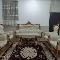 مبل سلطنتی تمیز7نفره|مبلمان خانگی و میز عسلی|قم, امامزاده ابراهیم|دیوار