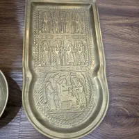 سماور ذغالی برنجی ۴ تکه|صنایع دستی و سایر لوازم تزئینی|رشت, گلسار|دیوار