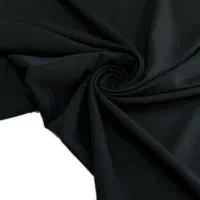 ۲ قواره چادر مشکی ساده ابریشم