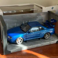 ماکت نیسان جی تی ار GTR برند سولیدو