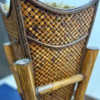 گلدان چوبی کنارسالنی بامبو|صنایع دستی و سایر لوازم تزئینی|تهران, ویلاشهر|دیوار