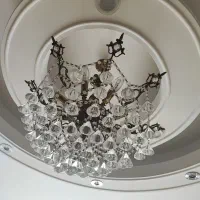 لوستر برنجی ۸ شاخه و ۳ شاخه