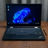 لپتاپ L380 yoga نسل۸ تاچ360درجه همراه با قلم سبک