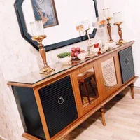 ست آینه کنسول چوبی مدل زمرد|بوفه، ویترین، کنسول|ارومیه, |دیوار