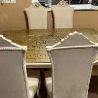 میز ناهارخوری ۶نفره و بوفه چوب|میز و صندلی غذاخوری|شیراز, شهرک فرهنگیان|دیوار