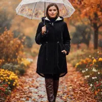 لباس زنانه کاپشن سیلیکون  شیکان کده